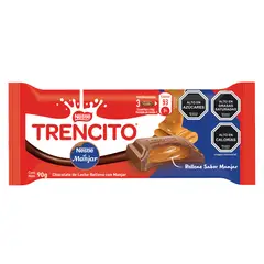 TRENCITO - Barra de Chocolate Trencito Manjar 90 g