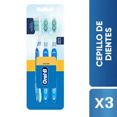 ORAL B - Pack Cepillo de Dientes Oral B Complete Limpieza Profunda 3 Un