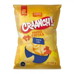 TOTTUS - Papas Fritas Craanch! Corte Liso Tottus 350 g
