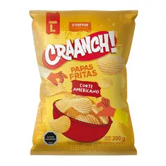 TOTTUS - Papas Fritas Craanch! Corte Americano Tottus 200 g