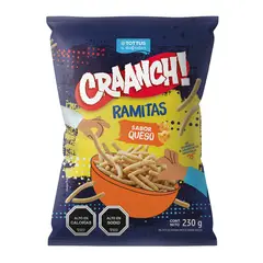 TOTTUS - Ramitas Craanch! Sabor Queso Tottus 230 g
