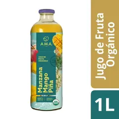 AMA - Jugo Orgánico de Manzana, Mango y Piña Ama 1 L