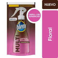 BLEM - Limpiador Multisuperficies Recarga Aroma Floral Blem 400 ml