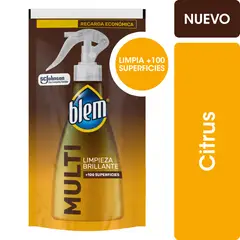 BLEM - Limpiador Multisuperficies Citrus Blem Recarga 400 ML