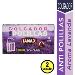 TANAX - Repelente Anti Polillas Aroma Lavanda 2 Un