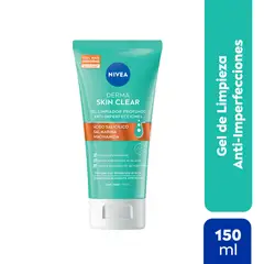 NIVEA - Gel Limpiador Facial Nivea Derma Skin Clear 150 ml