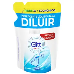 GLITT - Detergente Líquido Para Diluir Glitt 500 ml