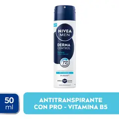 NIVEA - Desodorante Antitranspirante Spray Derma Control Defend Nivea Men 50 ml