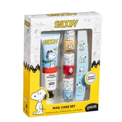 GELATTI - Estuche Crema de Manos + Esmaltes + Lima de Uñas Collection Snoopy