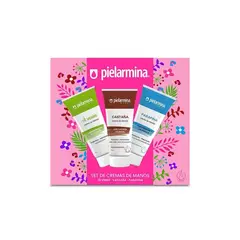 PIELARMINA - Tripack Cremas de Mano Pielarmina Té Verde, Castaña y Parafina 3 x 70 gr