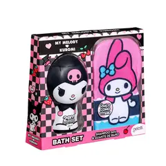 GELATTI - Estuche Shampoo 3 en 1 300 ml + Guante de Baño Hello Kitty
