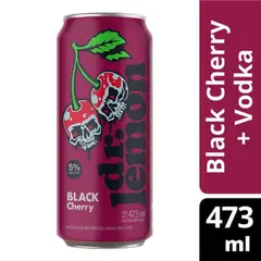 DR LEMON - Cóctel Black Cherry Lata Dr Lemon 5° 473 ml