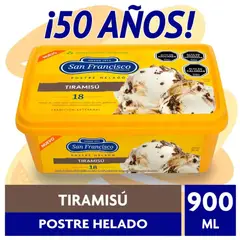SAN FRANCISCO - Helado de Crema Sabor Tiramisú San Francisco 900 ml