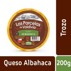 LAS PARCELAS DE VALDIVIA - Queso Albahaca Rueda Las Parcelas de Valdivia 200 g