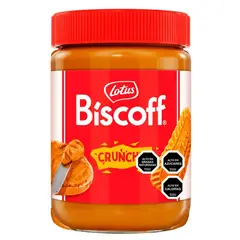 BISCOFF - Crema de Galletas Crunchy Lotus Biscoff 380 g