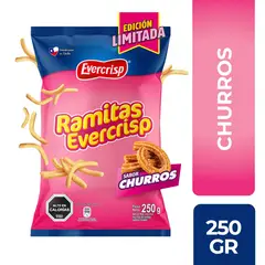 EVERCRIPS - Ramitas Sabor Churros Evercrisp 250 g