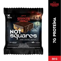 NOT SQUARES - Barra de Proteína Not Squares Stranger Things Dark Caramel Crunch 30 g