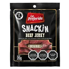 LA PREFERIDA - Snackin Beef Jerky La Preferida 20 g