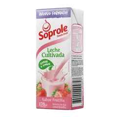 SOPROLE - Leche Cultivada Sabor Frutilla Soprole 170 ml