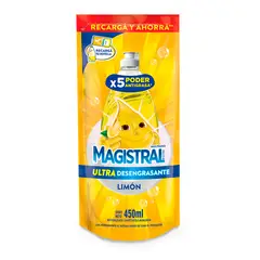MAGISTRAL - Lavaloza Ultra Desengrasante Limón Magistral 450 ml