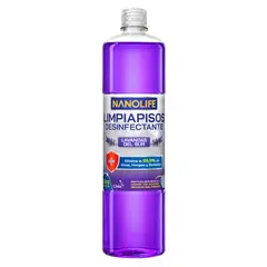 NANOLIFE - Limpiapisos Desinfectante Lavanda Nanolife 1 lt