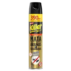 KILLER - Insecticida Mata Arañas y Cucarachas Killer 390 ml
