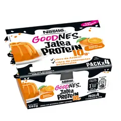 NESTLE - Pack Jalea Goodnes Proteín Sabor Naranja Nestle 4 x 110 g