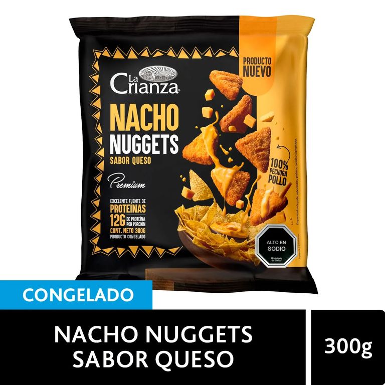 Nacho Nuggets Sabor Queso Congelados La Crianza 300 g - Tottus - $3.490