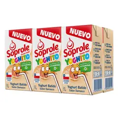 SOPROLE - Pack Yoghurt Yoghito Sabor Damasco Soprole 6 x 115 g