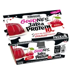 NESTLE - Pack Jalea Goodnes Proteín Sabor Guinda Nestle 4 x 110 g