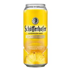 SCHOFFERHOFER - Cerveza Schofferhofer Sabor Piña Lata 2.5° 500 ml