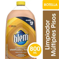 BLEM - Limpiador de Pisos Plastificados y Flotantes Blem 800 ml