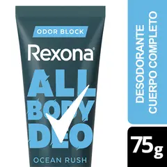 REXONA - Desodorante Crema Ocean Rush Men Rexona 75 gr