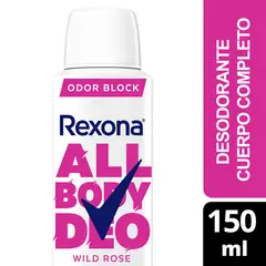 REXONA - Desodorante Aerosol All Body Deo Wild Rose Women Rexona 150 ml