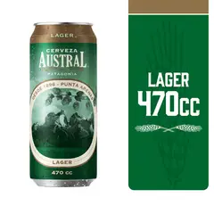 AUSTRAL - Cerveza Lager Austral Lata 5° 470 ml