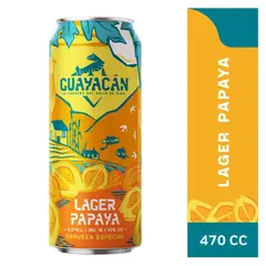 GUAYACAN - Cerveza Lager Papaya Lata Guayacan 4.3° 470 ml