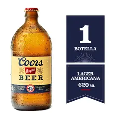 COORS - Cerveza Lager Coors Botella 5° 620 ml
