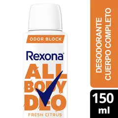 REXONA - Desodorante Aerosol All Body Deo Fresh Citrus Women Rexona 150 ml