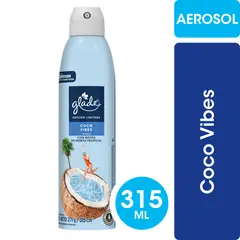 GLADE - Desodorante Ambiental Glade Aerosol Coco Vibes 315 ml