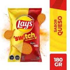 LAYS - Papas Fritas Switch Sabor Doritos Queso Lays 180 g