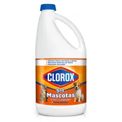 CLOROX - Cloro 5 en 1 Mascotas 1.9 lt Clorox