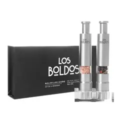 LOS BOLDOS - Pack Molinillos Sal de Himalaya y Mix Pimienta Los Boldos 180 g