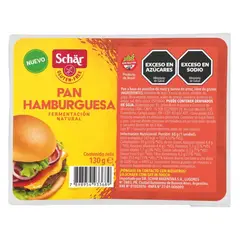 SCHAR - Pan de Hamburguesa Sin Gluten Schar 130 g