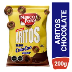 MARCO POLO - Snack Aritos Sabor Chocolate Cola Cao Marco Polo 200 g