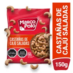 MARCO POLO - Castañas de Cajú Saladas Marco Polo 150 g