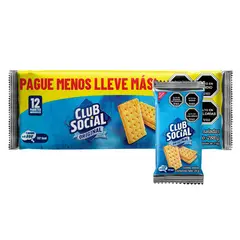 CLUB SOCIAL - Pack Galleta Club Social Original 12 x 24 g