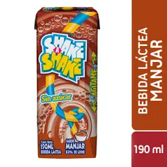 SHAKE SHAKE - Bebida Láctea Shake Shake Sabor Manjar 6 x 190 ml