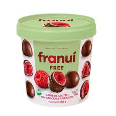 FRANUI - Bombones Helados de Frambuesa Vegano Franui Free 150 g