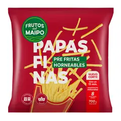 FRUTOS DEL MAIPO - Papas Prefritas Finas Congeladas Frutos del Maipo 700 g