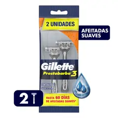 GILLETTE - Máquina de Afeitar Prestobarba Desechable Gillette 2 un